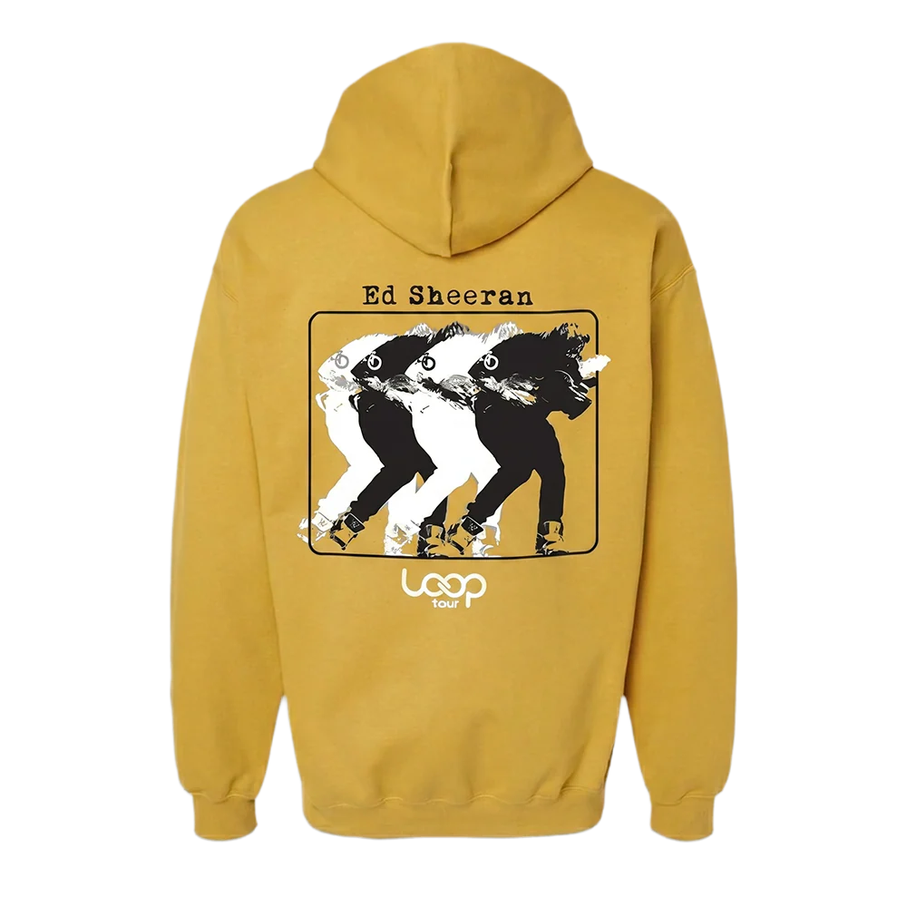 LOOP TOUR ORANGE HOODIE - Image 2