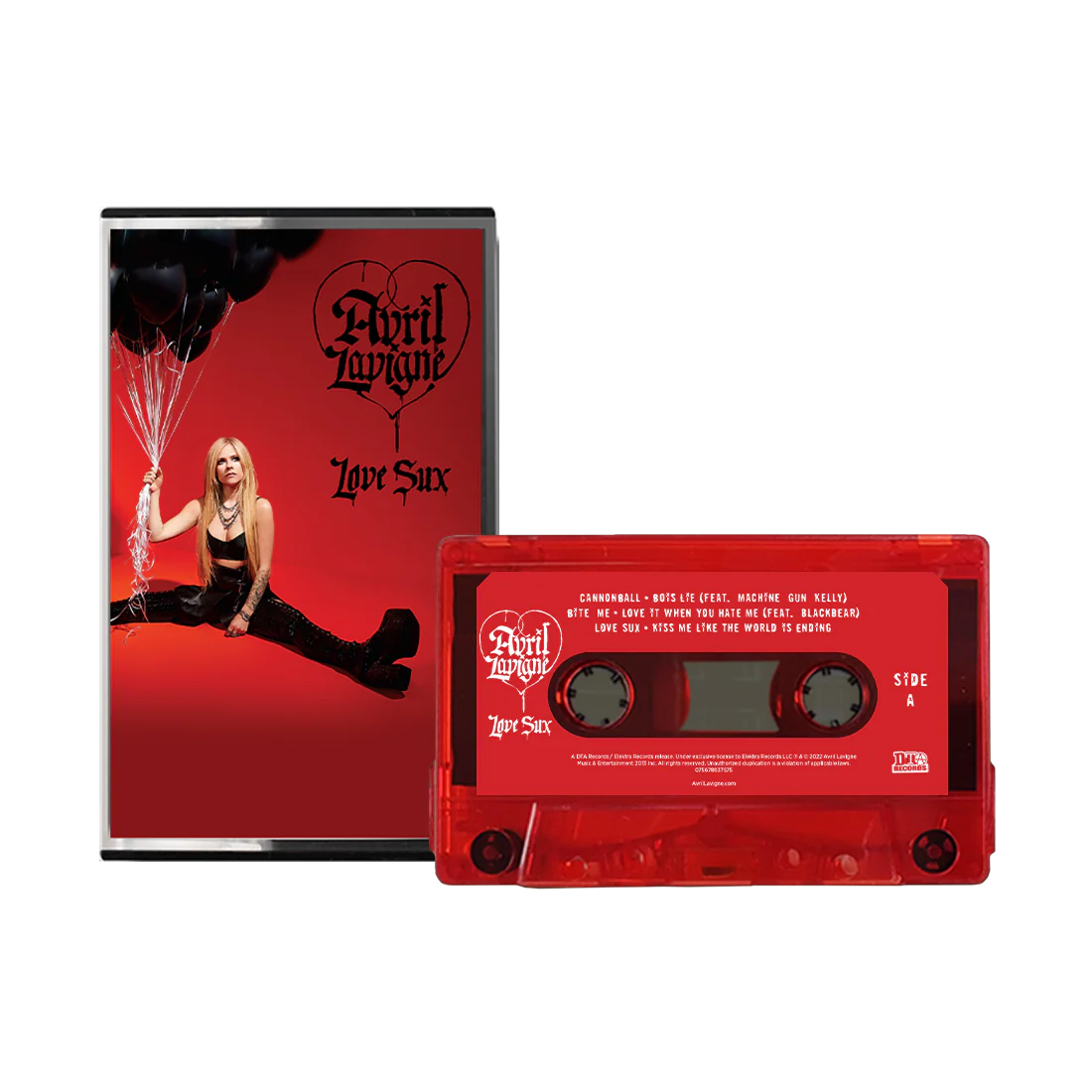 Love Sux Exclusive Transparent Red Cassette