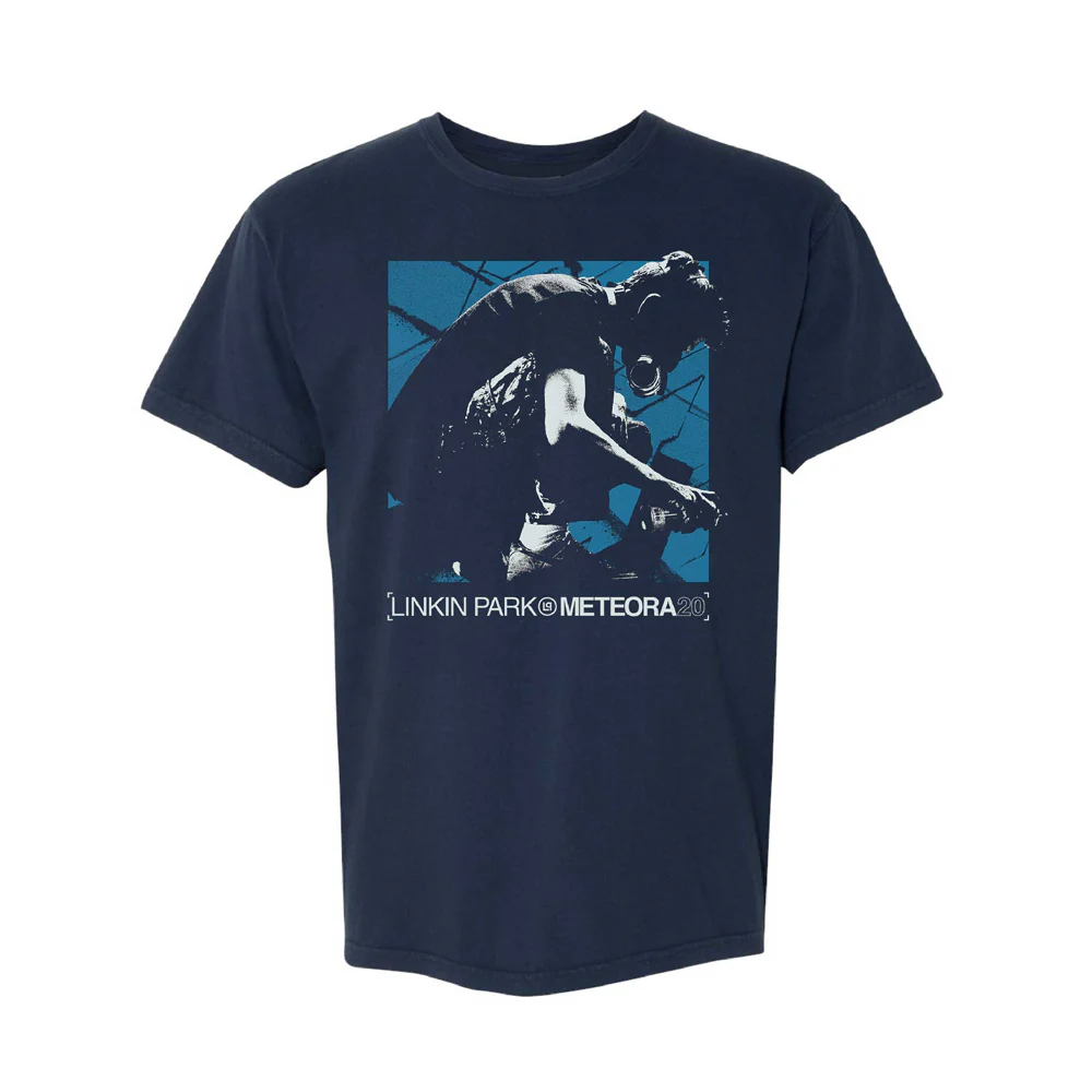 Meteora Australian Exclusive Spray Box Washed Blue T-Shirt