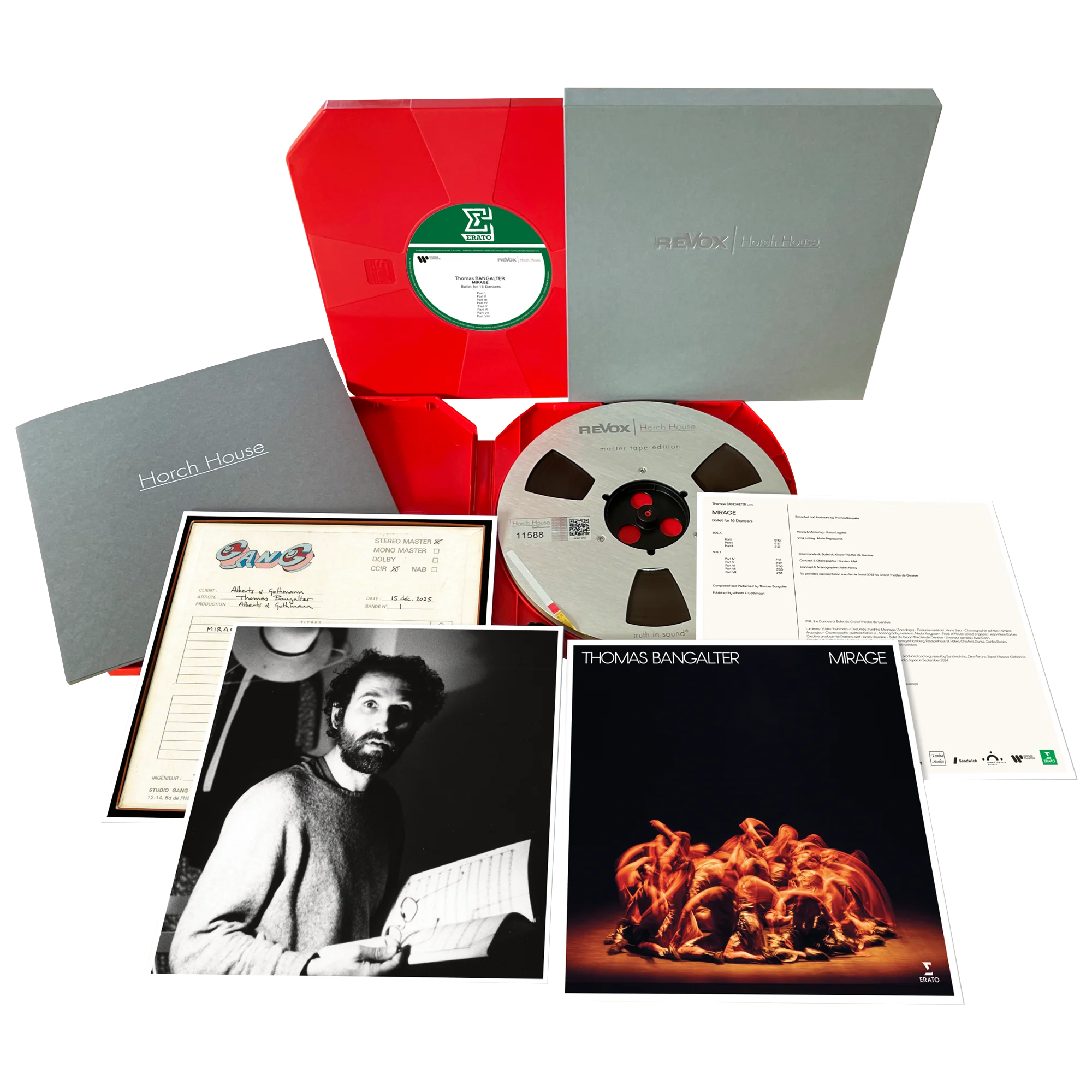 MIRAGE - BALLET FOR 16 DANCERS: Revox Tape Reel