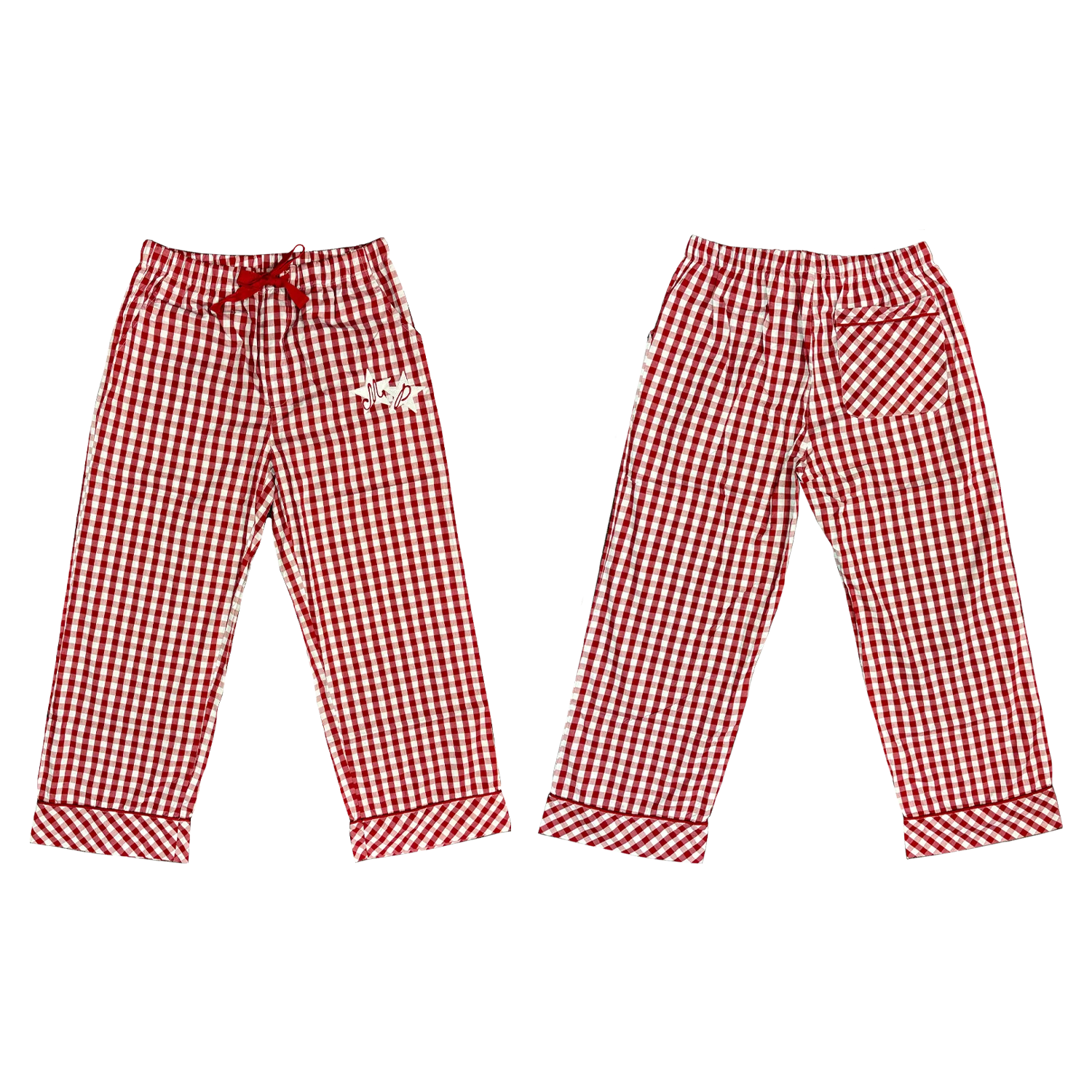 MP Star Gingham Pyjama Trousers - Image 3