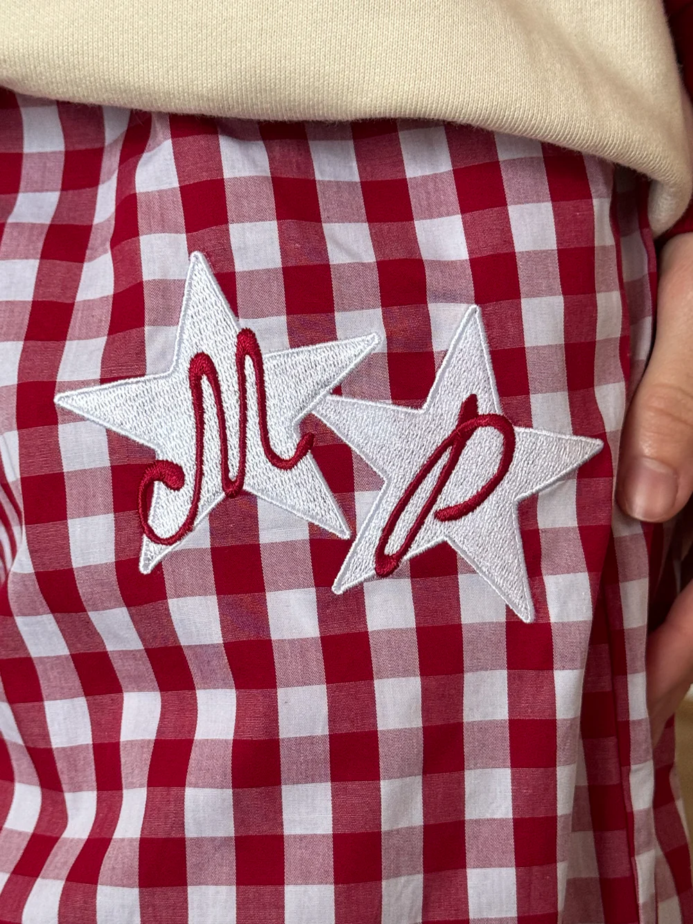 MP Star Gingham Pyjama Trousers - Image 6