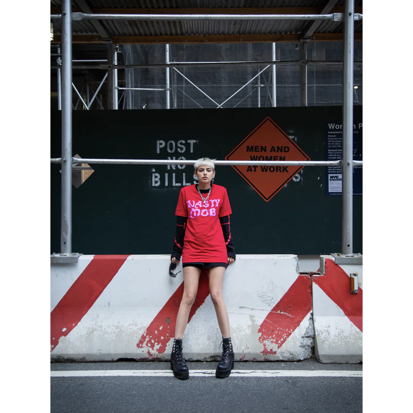 Nasty Mob T-Shirt (Red) - Image 2