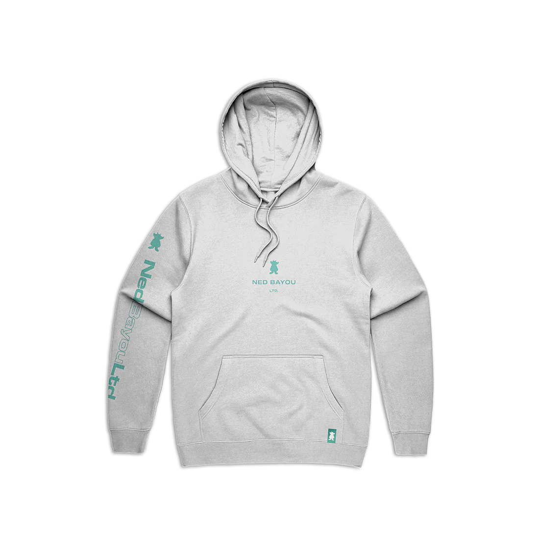 Outline Pullover Hoodie (White) - Image 2