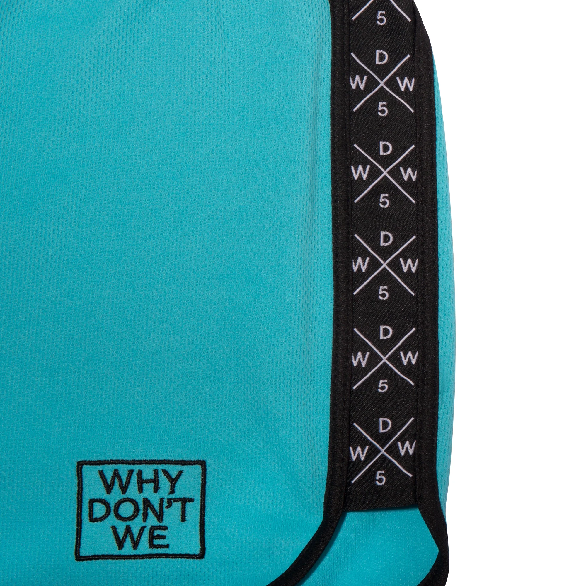 Panel Shorts (Turquoise) - Image 2