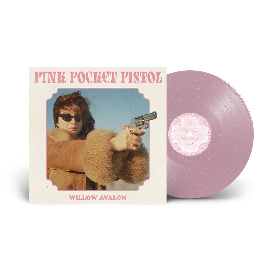 Pink Pocket Pistol - Pink Glitter Vinyl