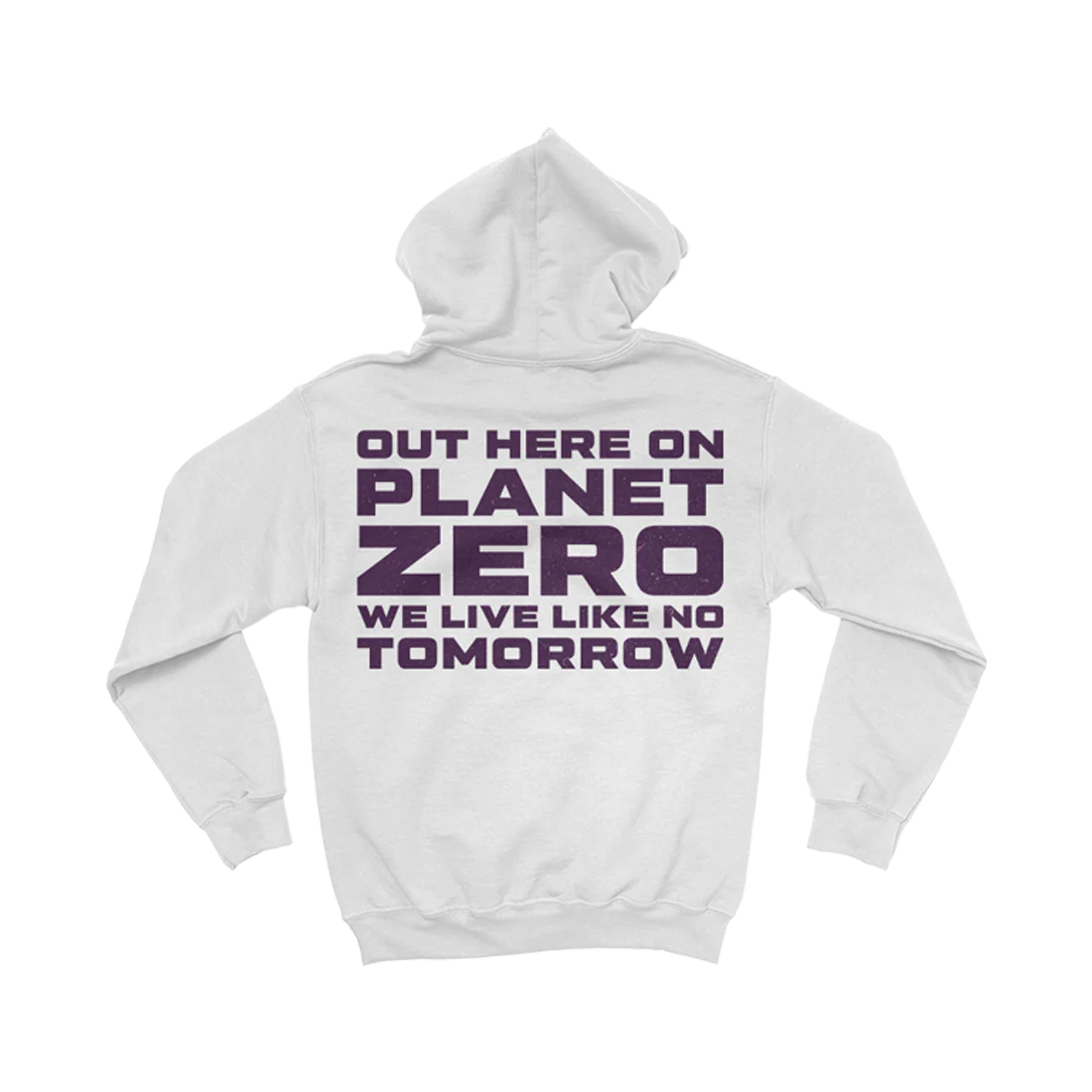 Planet Zero White Hoodie - Image 3