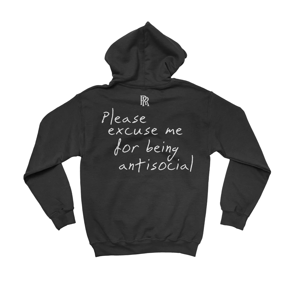 Please Excuse Me Hoodie (Black) - Image 2