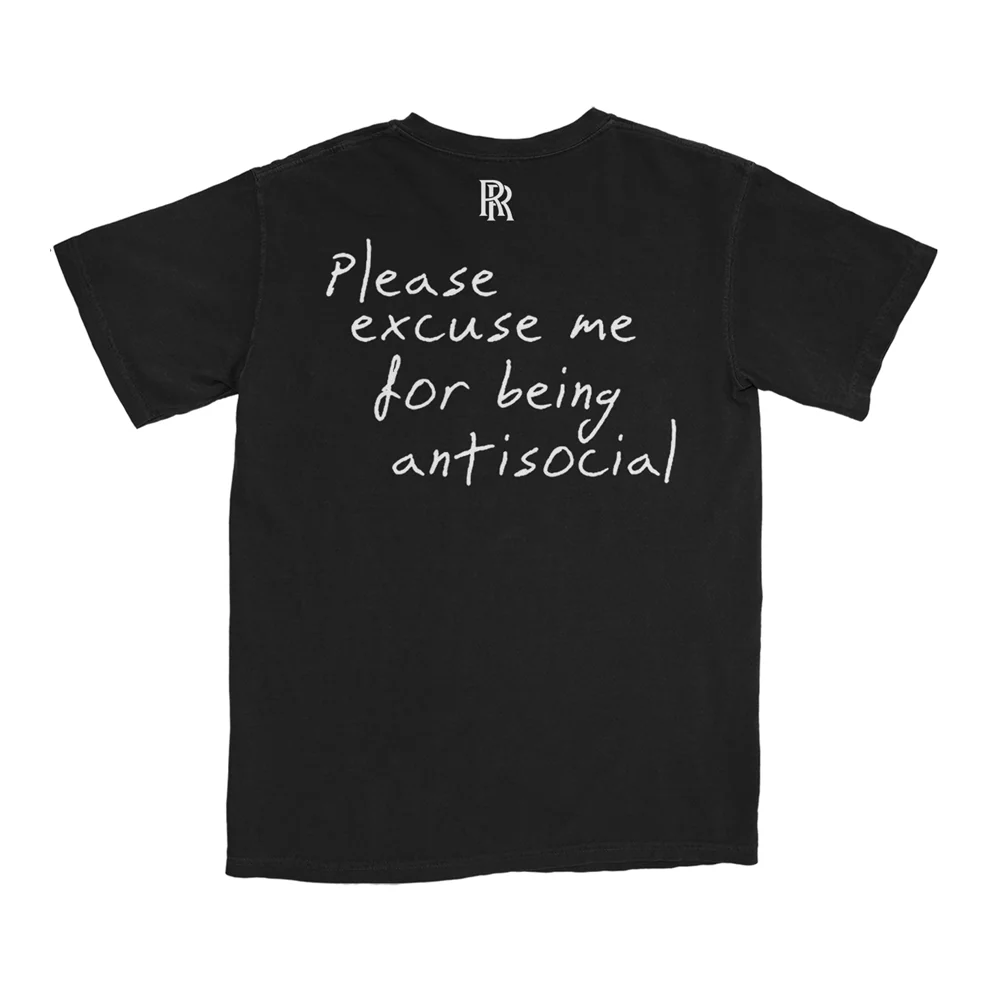 Please Excuse Me T-Shirt (Black) - Image 2
