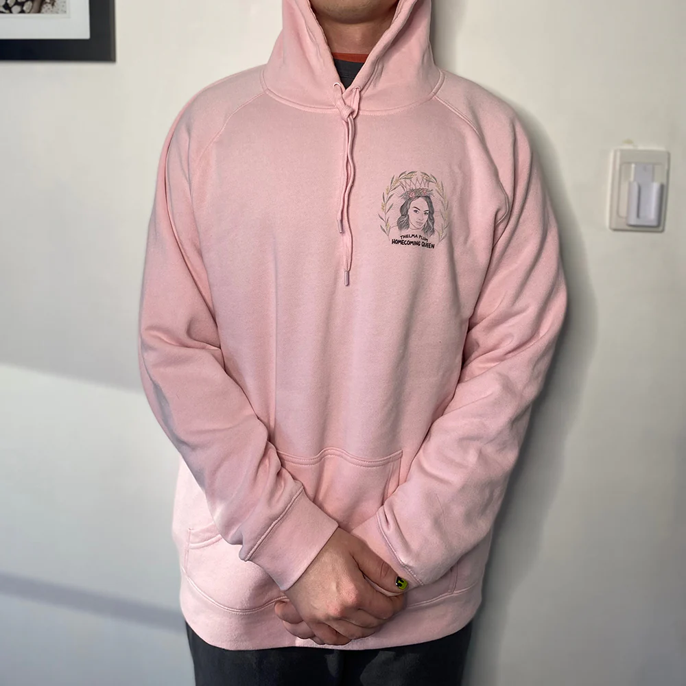 Pretty in Pink Homecoming Llama hoodie - Image 3