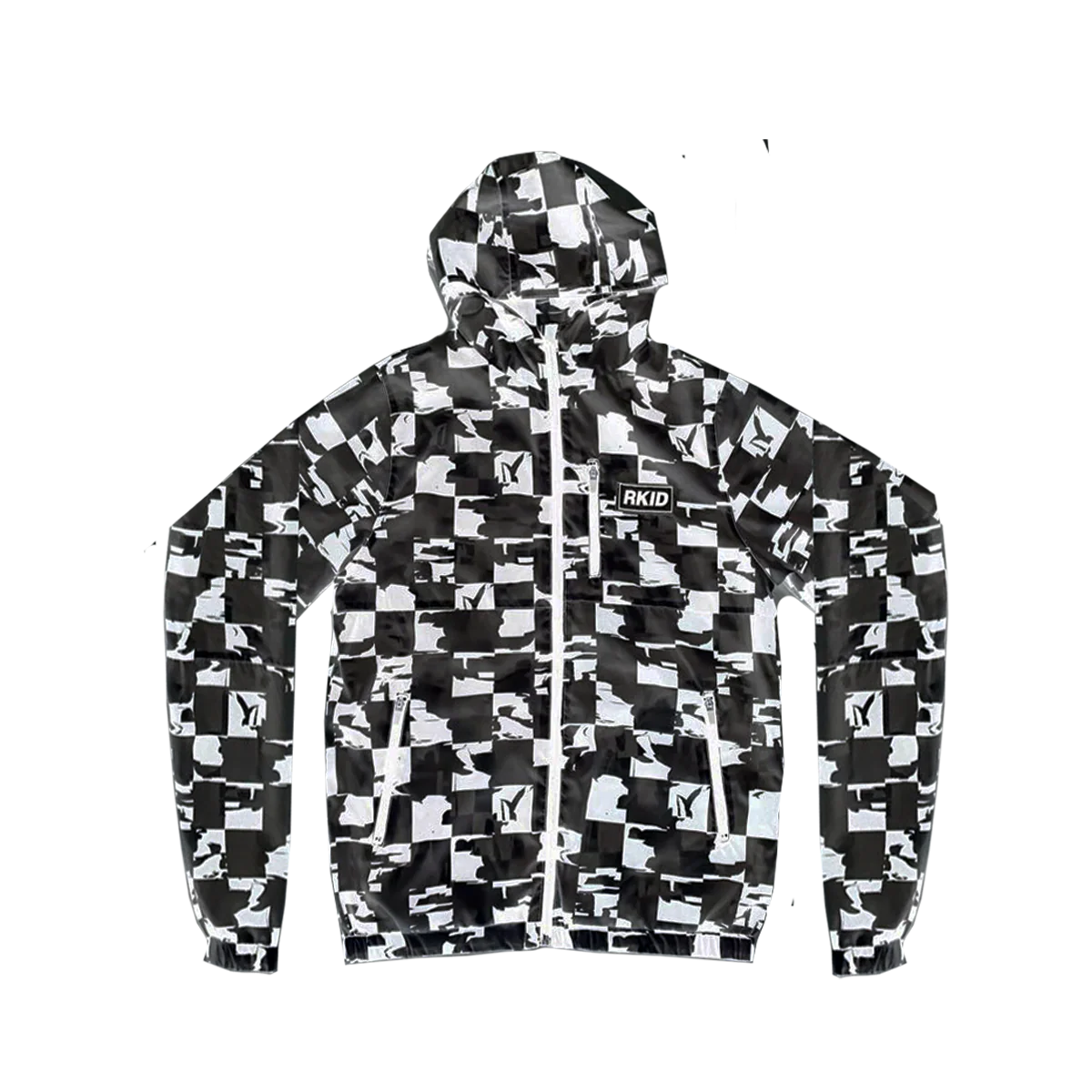 RKID Check Reversible Windbreaker Black/White
