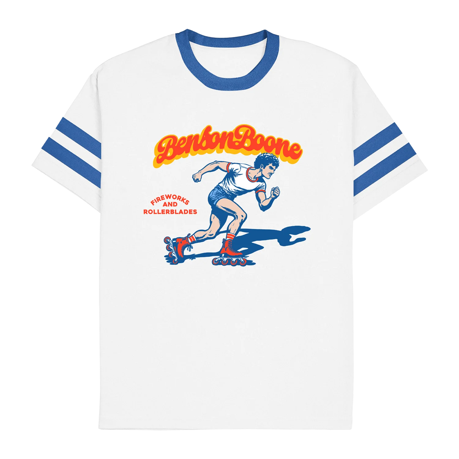 Rollerblading Benny Ringer Tee