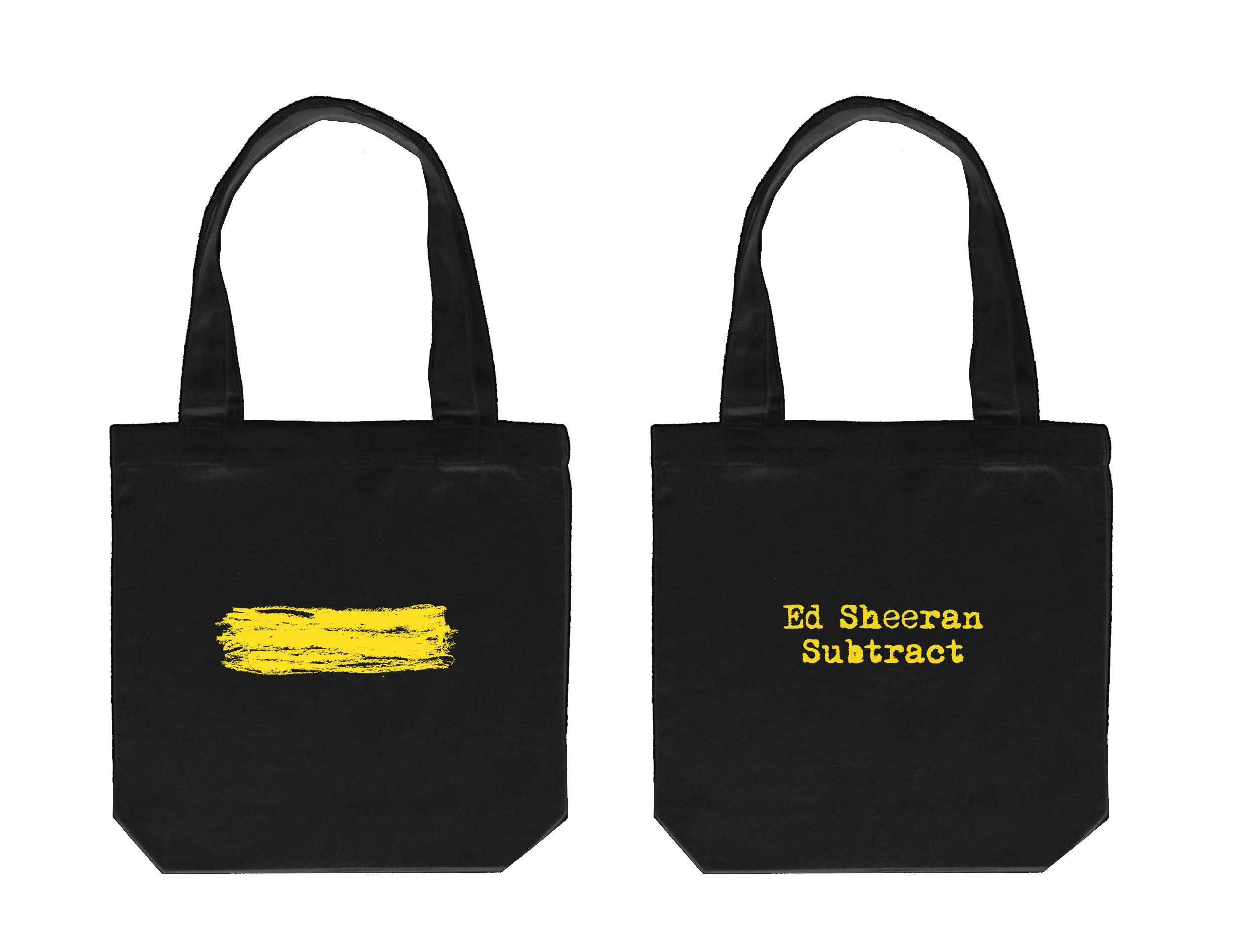 Subtract Black Tote Bag