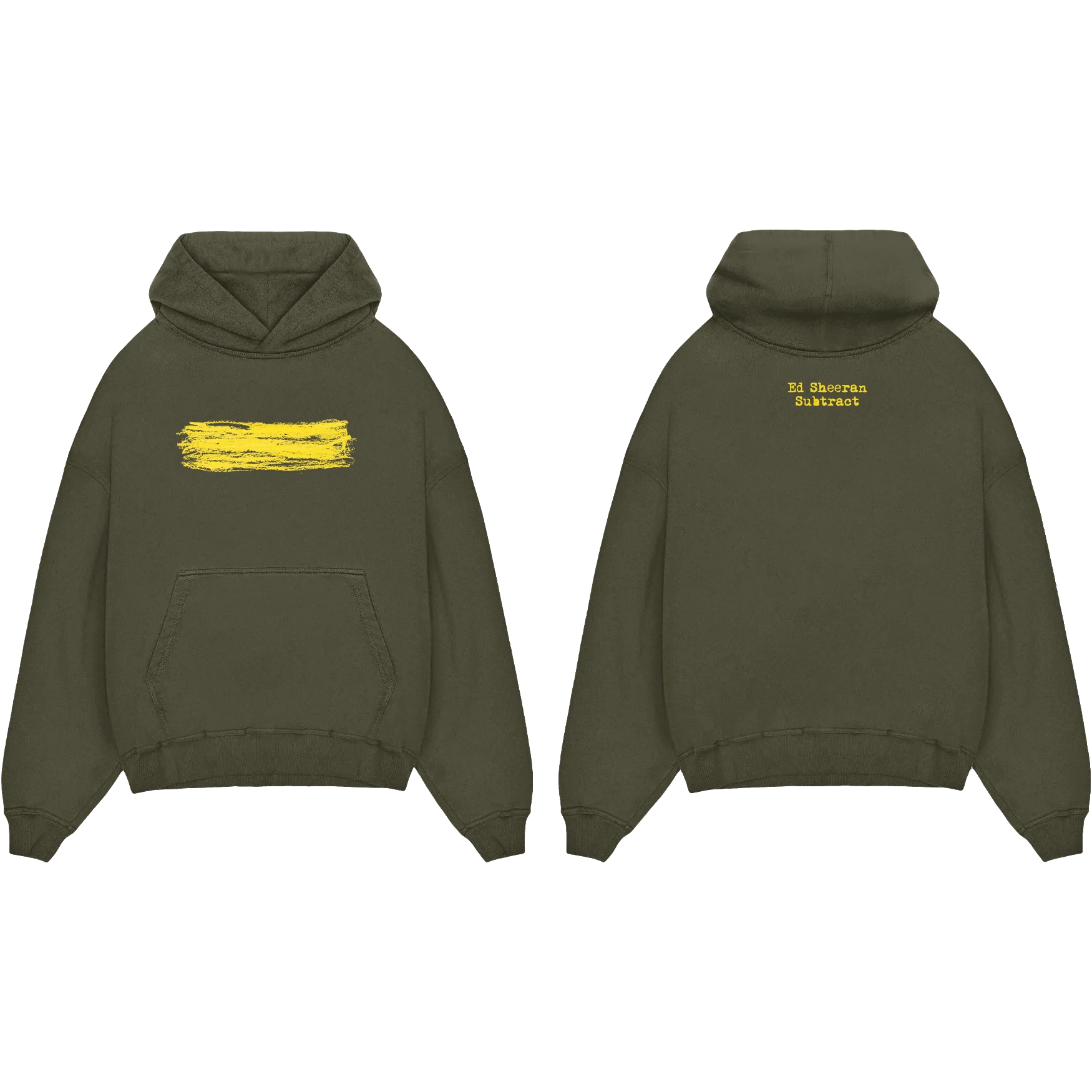 Subtract Logo Hoodie Green