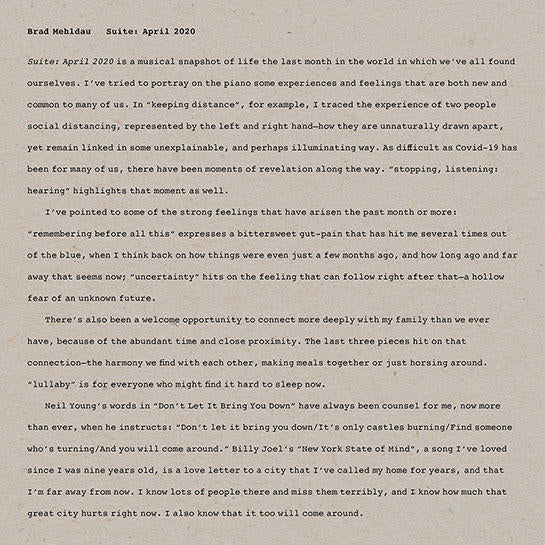Suite: April 2020 (Vinyl)