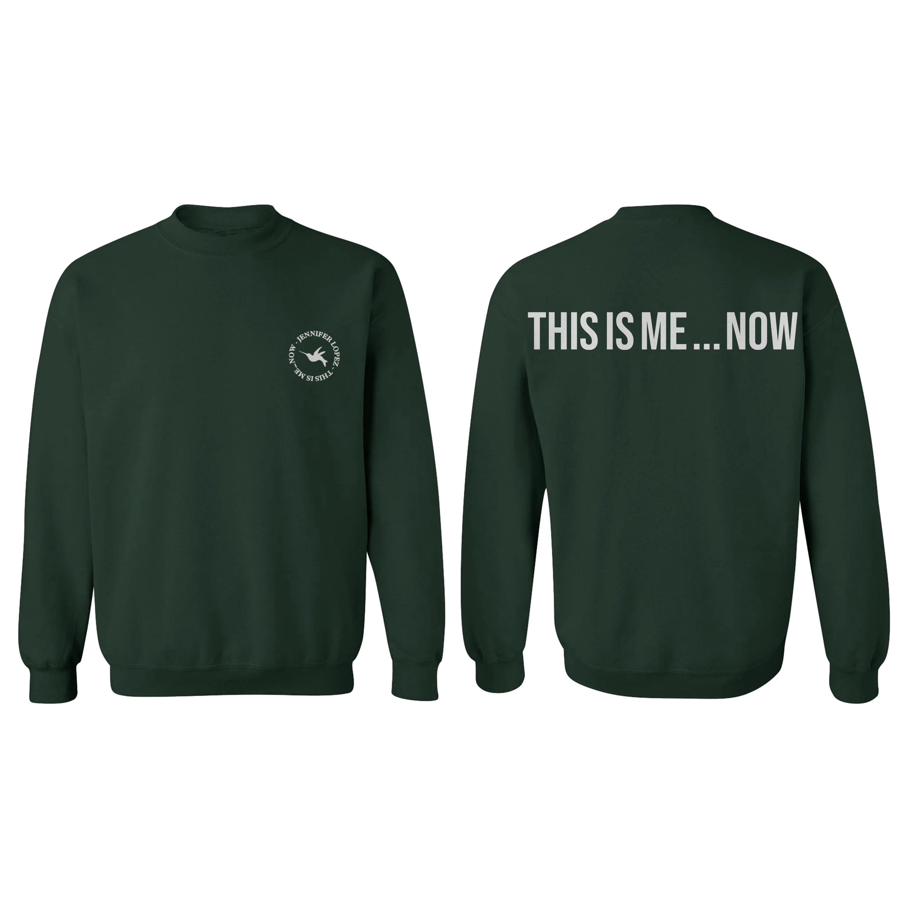 This Is Me...Now Green Crewneck