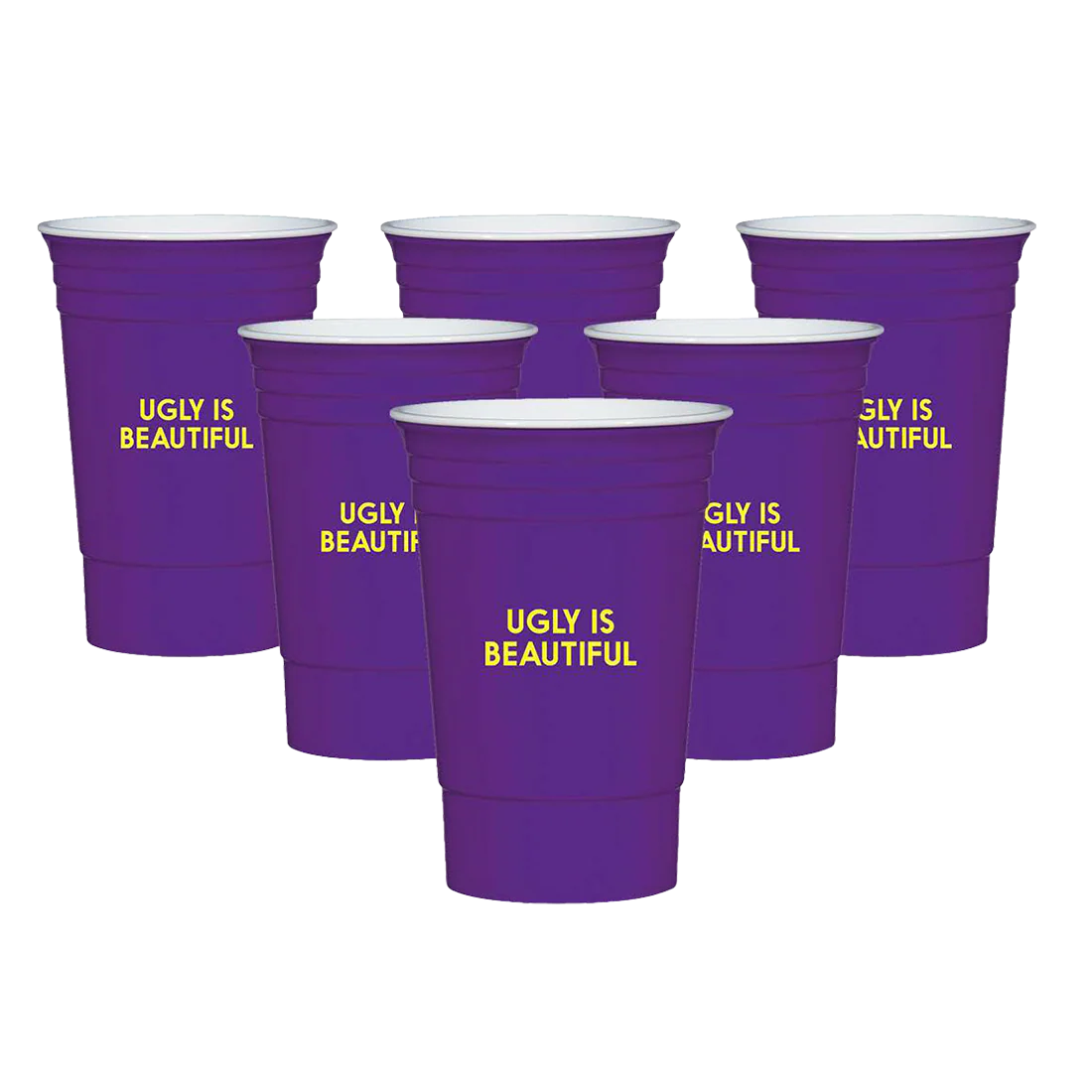Ugly is Beautiful Reusable Cup Set