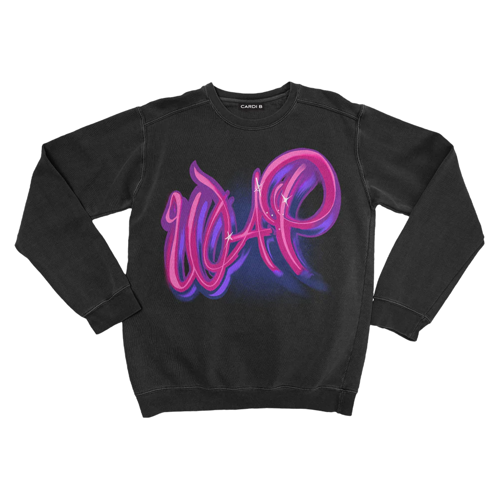 WAP Air Brush Crewneck (Black)