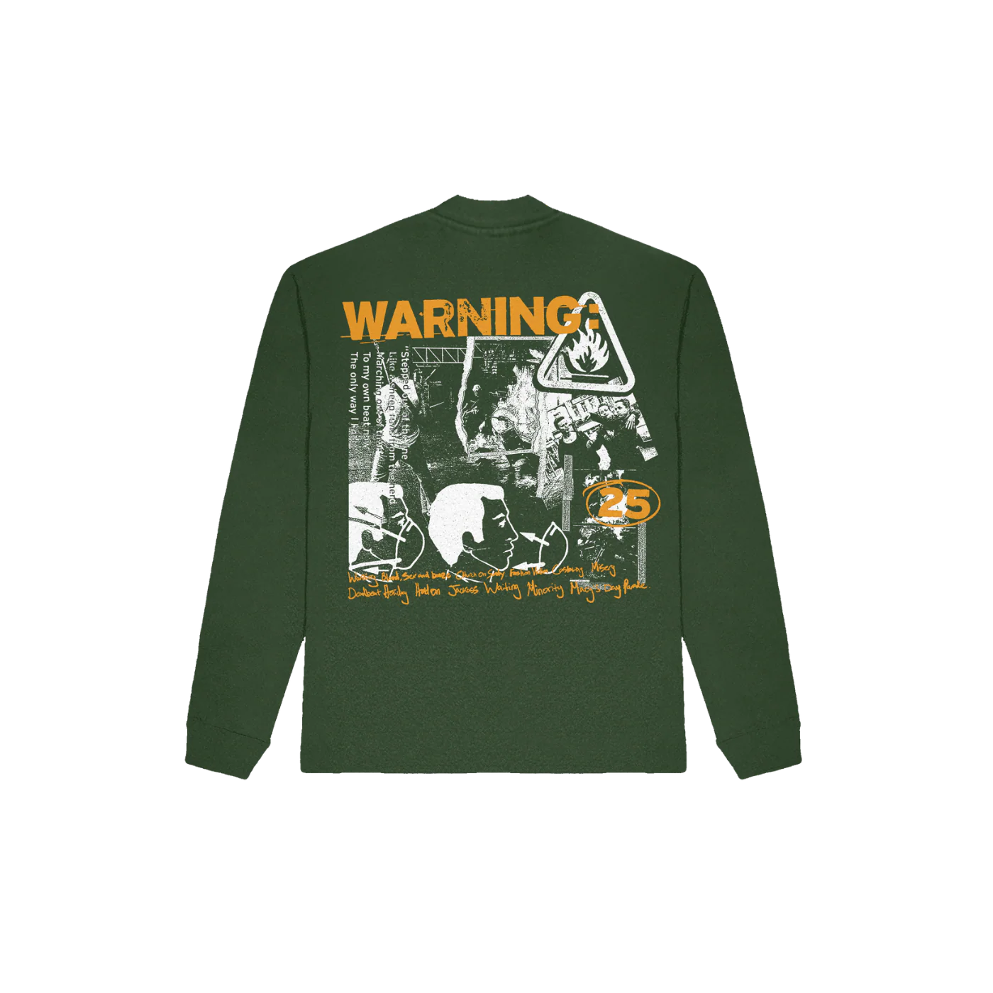Warning 25 Longsleeve Tee - Image 2