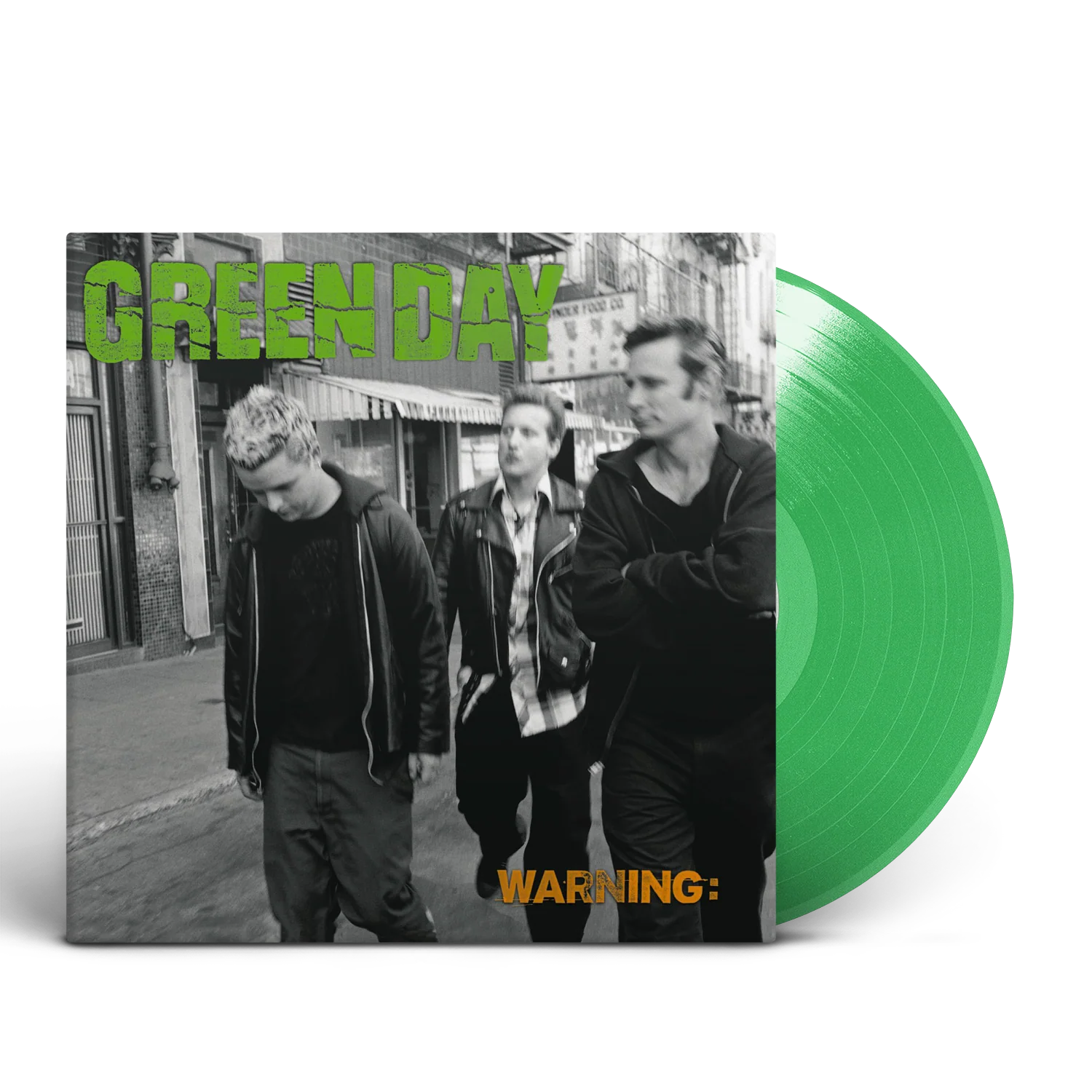 Warning Fluorescent Green Vinyl