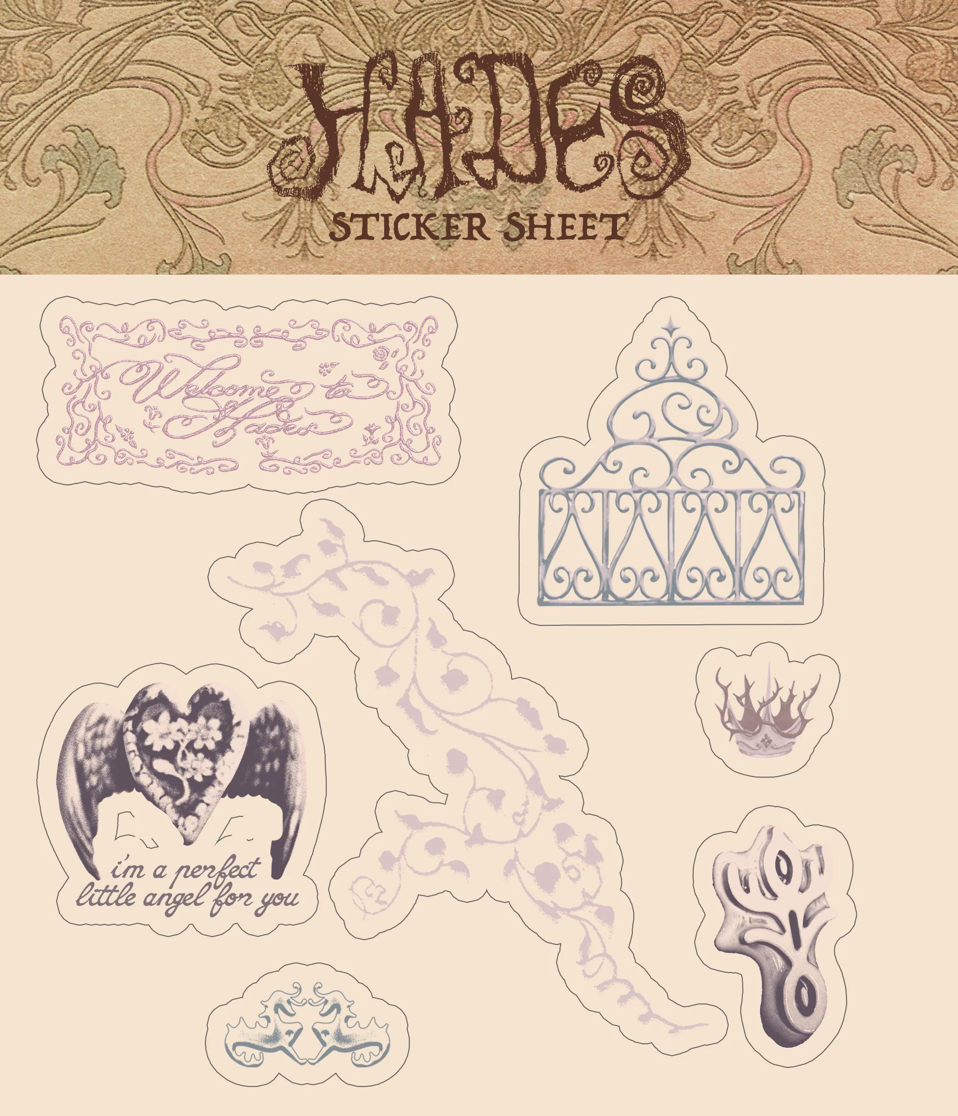 Welcome To Hades Sticker Sheet