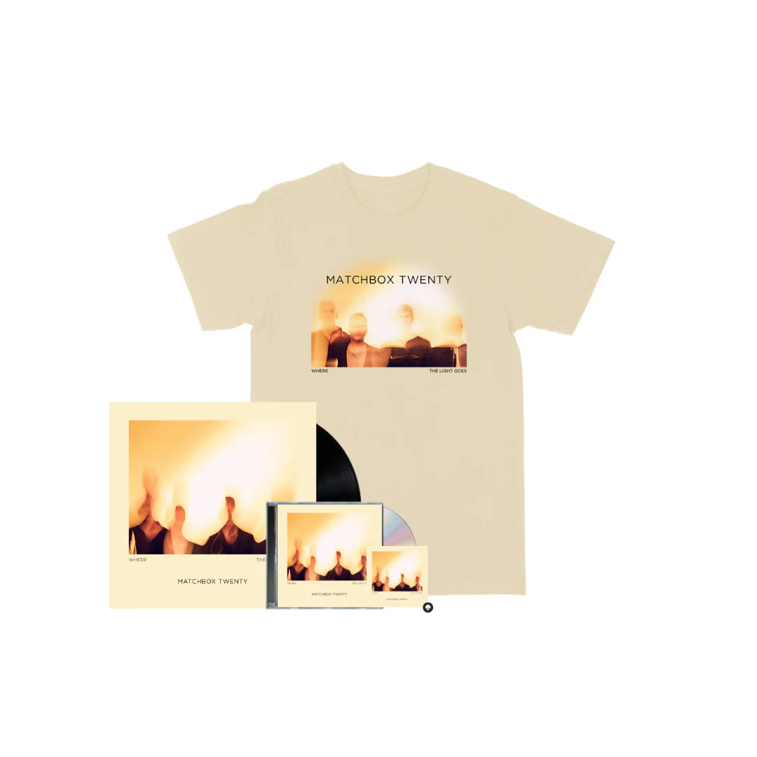 Where The Light Goes Album Cover Tee Bundle