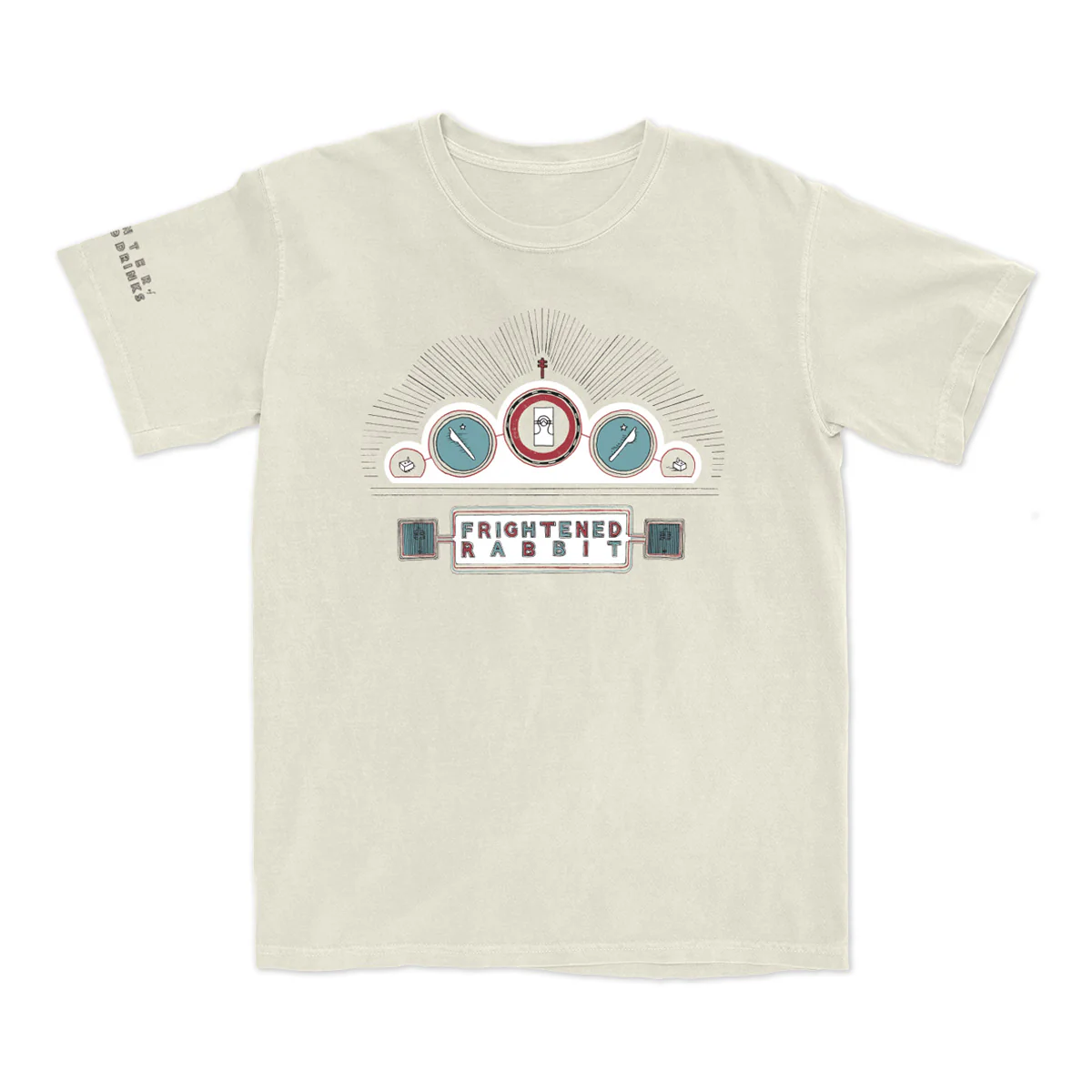 Winter of Mixed Drinks Anniversary Album Cover T-Shirt Cream