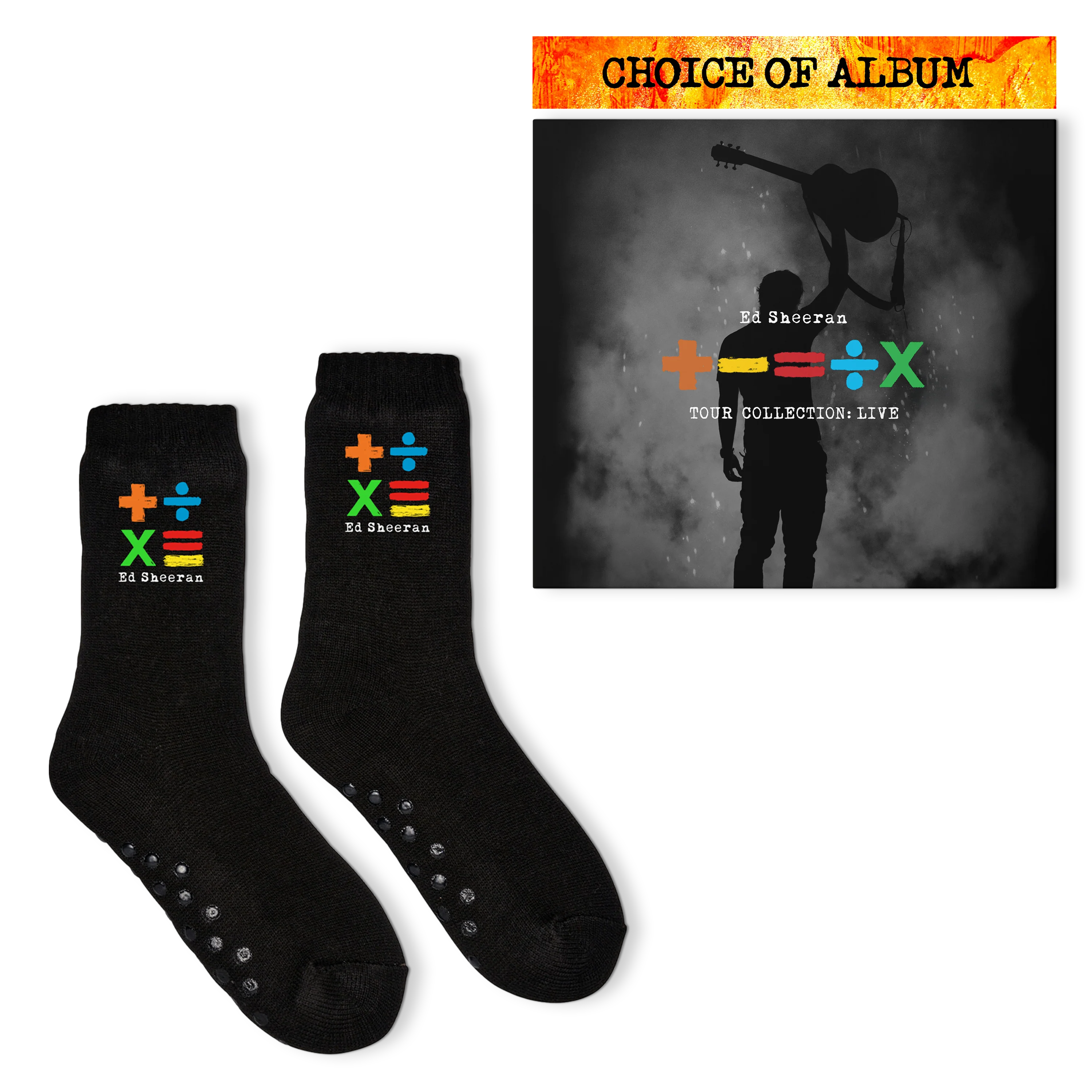 +-=÷× Slipper Socks + Album Bundle