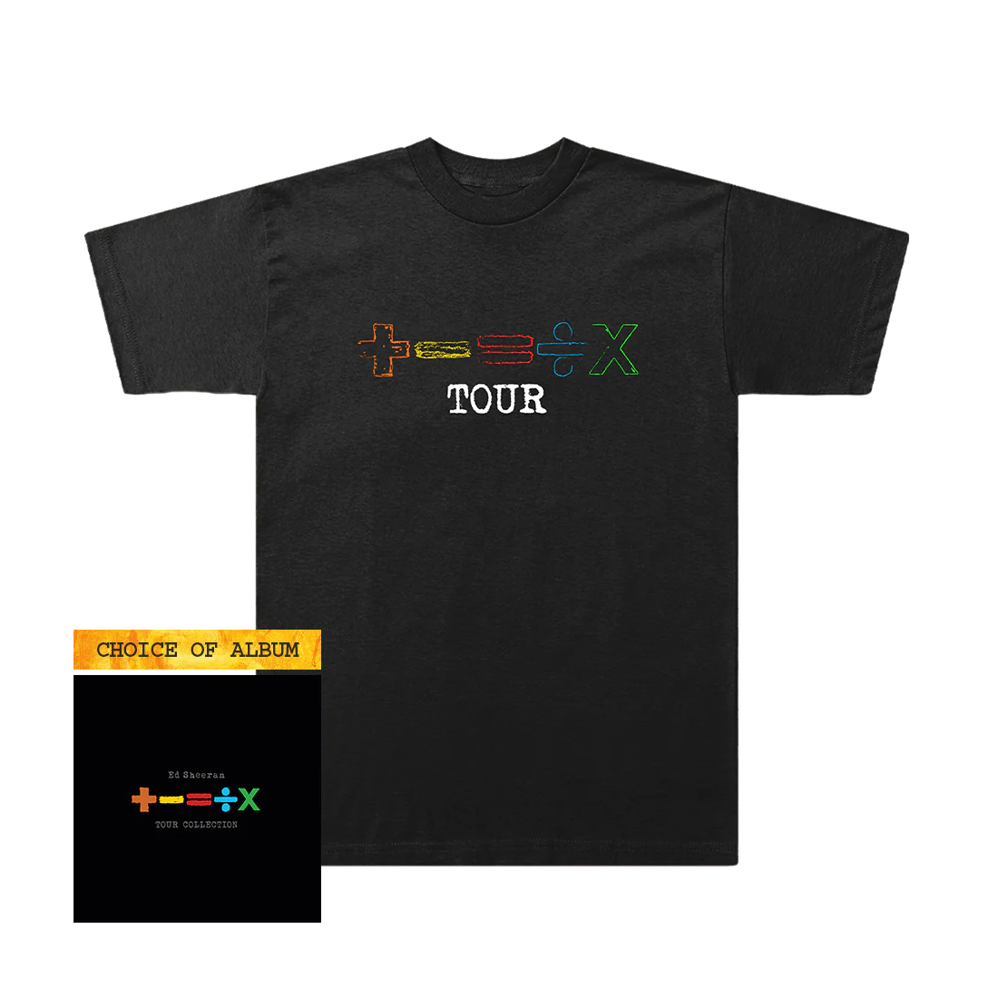 '+-=÷×' (TOUR COLLECTION) T-Shirt + Album Bundle