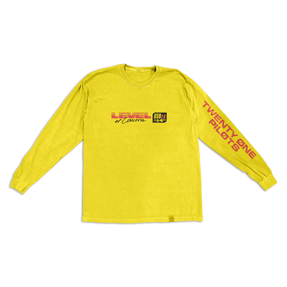 Yellow Tech Long Sleeve TShirt - Image 3