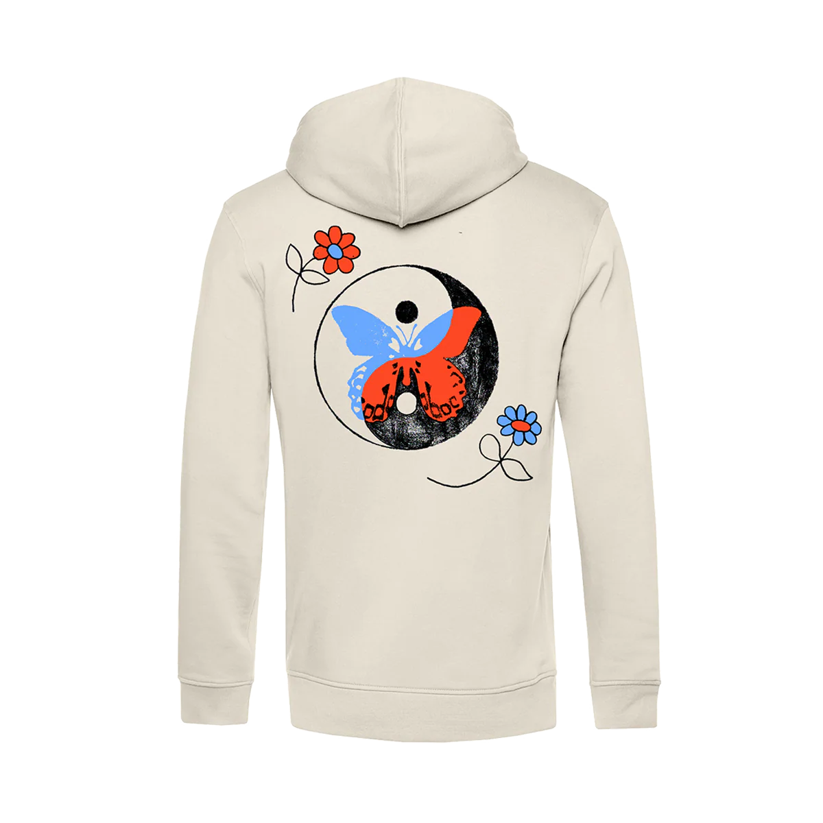 Yin Yang Butterfly Sand Hoodie - Image 3